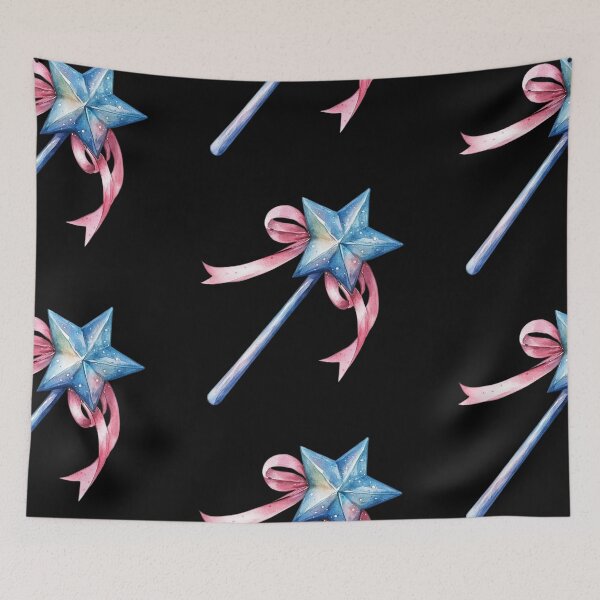 Item preview, Star-Shaped Magic Wand with Ribbon designed and sold by jierrfan.