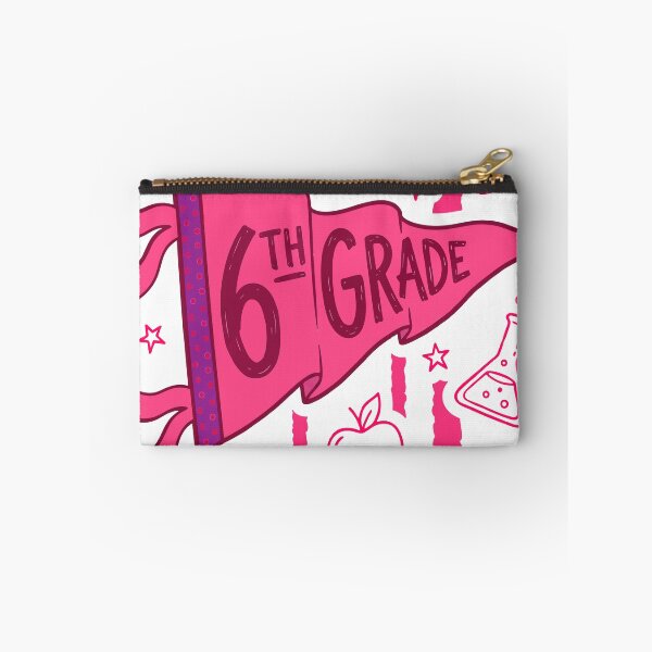 Item preview, Pennants Striped 6th Grade Girls Back to School sixth Grade designed and sold by MrDesing10 ⭐⭐⭐⭐⭐.