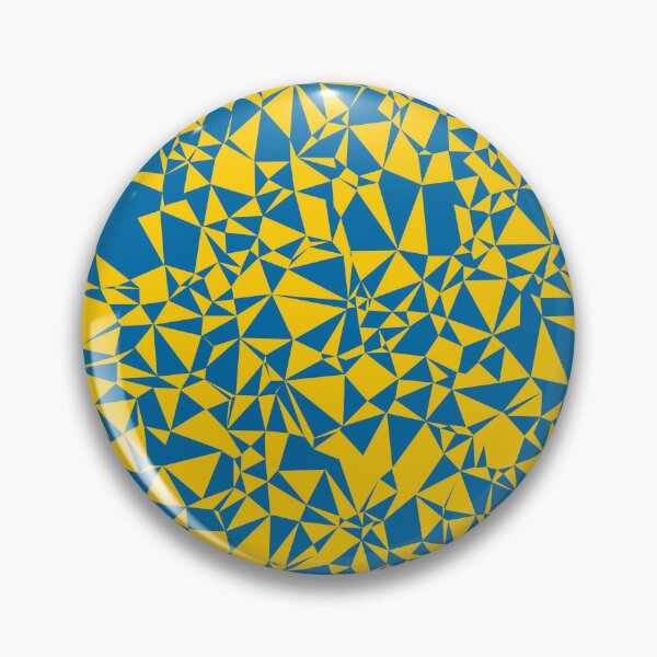Item preview, Sweden (Sverige) Blue & Yellow Triangular Mosaic Pattern Design designed and sold by DymondDesigns.