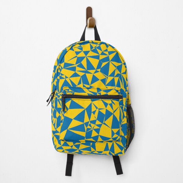 Item preview, Sweden (Sverige) Blue & Yellow Triangular Mosaic Pattern Design designed and sold by DymondDesigns.