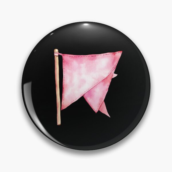Item preview, Pink Flag on Wooden Pole designed and sold by jierrfan.