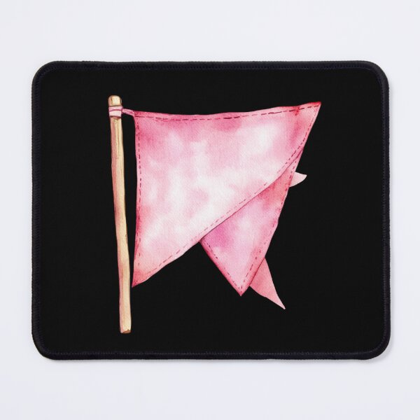 Item preview, Pink Flag on Wooden Pole designed and sold by jierrfan.