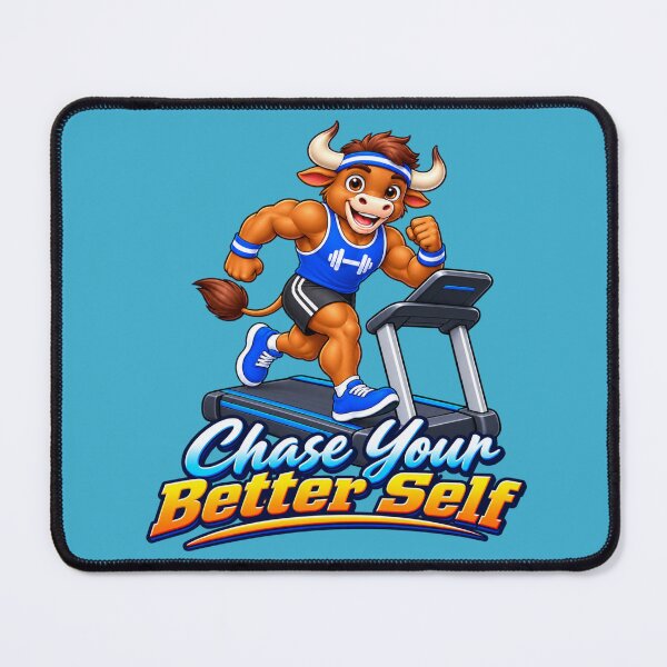 Item preview, Fitness Bull 'Chase Your Better Self' designed and sold by TriStudio.