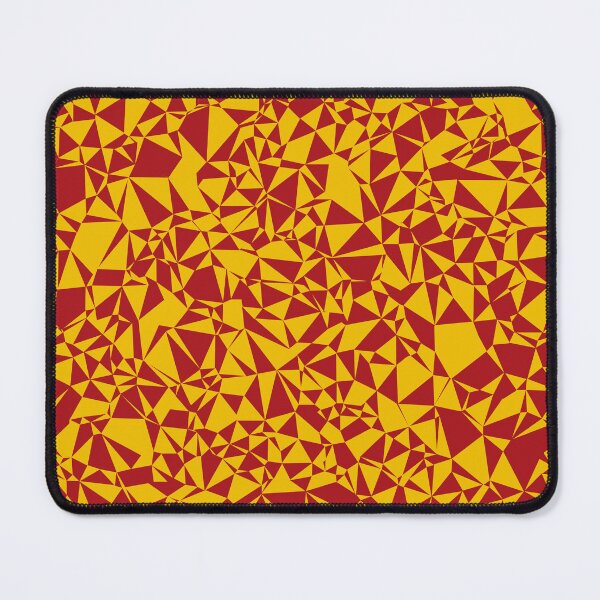 Item preview, Spain (España) Red & Yellow Triangular Mosaic Pattern Design designed and sold by DymondDesigns.