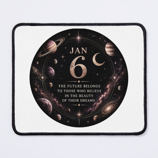 Item preview, January 6 Birthday Inspirational Design designed and sold by LunaMoments.