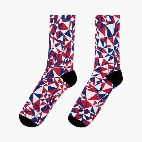 Item preview, United Kingdom Red, White & Blue Triangular Mosaic Pattern Design designed and sold by DymondDesigns.