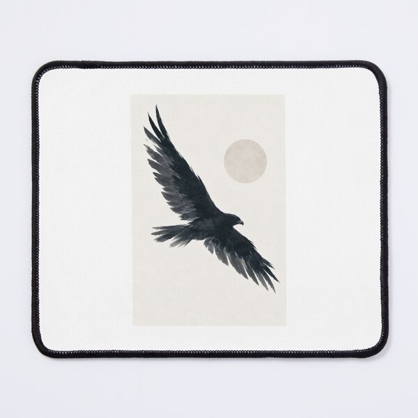 Item preview, Silent Glide | Minimal Nordic Eagle Illustration designed and sold by Norvian.
