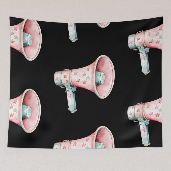 Item preview, Pastel Star Megaphone designed and sold by jierrfan.