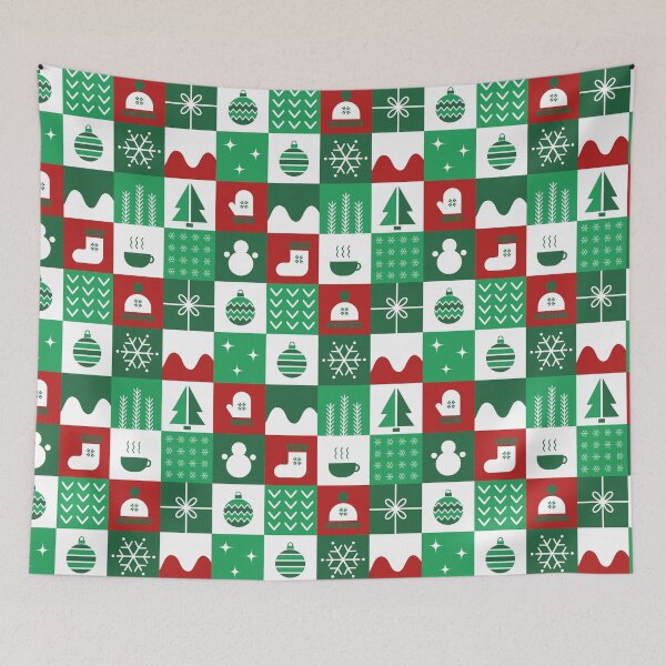Item preview, Winter Geometric Square Pattern designed and sold by IrynaAlex.