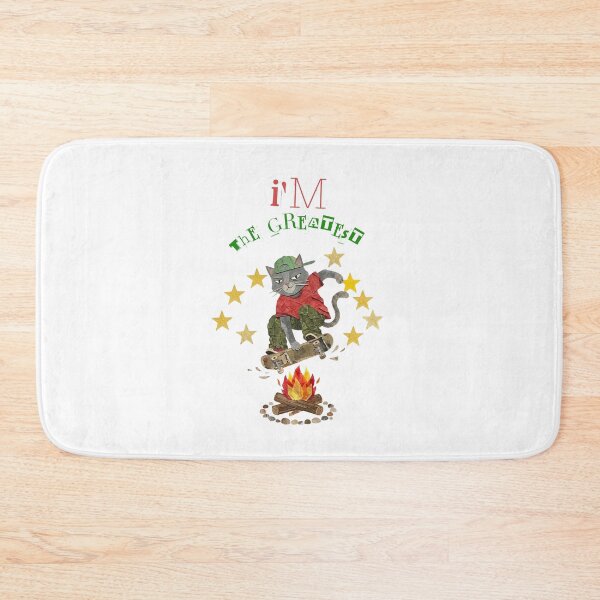 Item preview, I'm the greatest skateboarding cat designed and sold by Xiegal.
