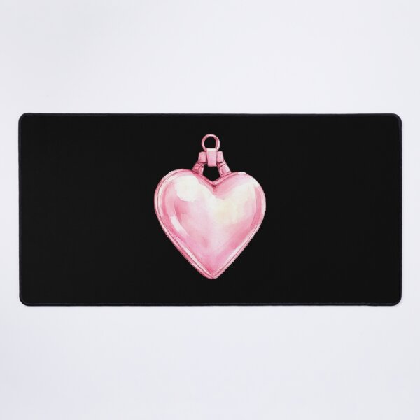 Item preview, Glossy Pink Heart Pendant designed and sold by jierrfan.