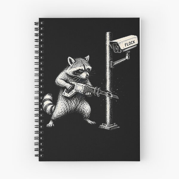 Item preview, Anti-Flock Raccoon - Anti Surveillance Camera Rebel Meme designed and sold by Fereskabilon.
