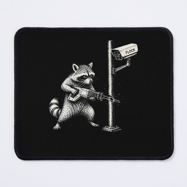 Item preview, Anti-Flock Raccoon - Anti Surveillance Camera Rebel Meme designed and sold by Fereskabilon.