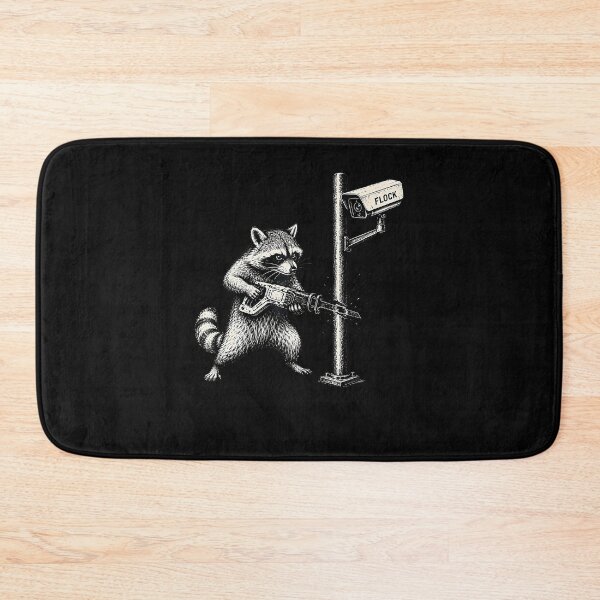 Item preview, Anti-Flock Raccoon - Anti Surveillance Camera Rebel Meme designed and sold by Fereskabilon.
