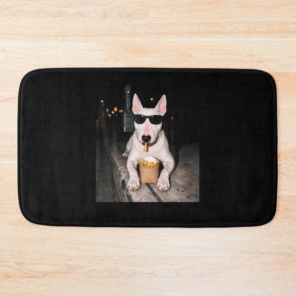Item preview, Bull Terrier Fries Fast Food Dog Lovers Design designed and sold by Fereskabilon.