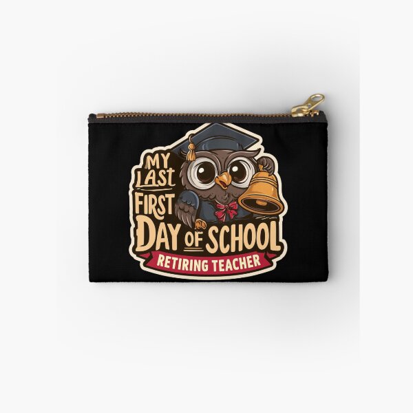 Item preview, My Last First Day of School – Retiring Teacher Owl designed and sold by AceEye.
