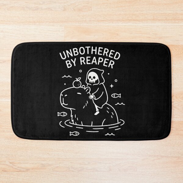 Item preview, Unbothered By Reaper Capybara Grim Reaper designed and sold by Amir Faysal.