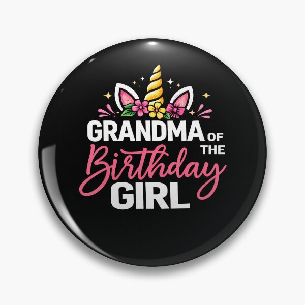 Item preview, Grandma Of The Birthday Girl Unicorn Girls Family Matching designed and sold by Fereskabilon.