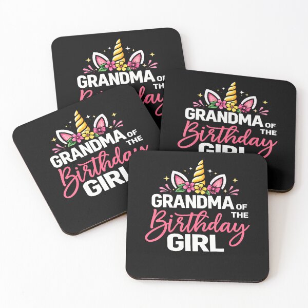 Item preview, Grandma Of The Birthday Girl Unicorn Girls Family Matching designed and sold by Fereskabilon.