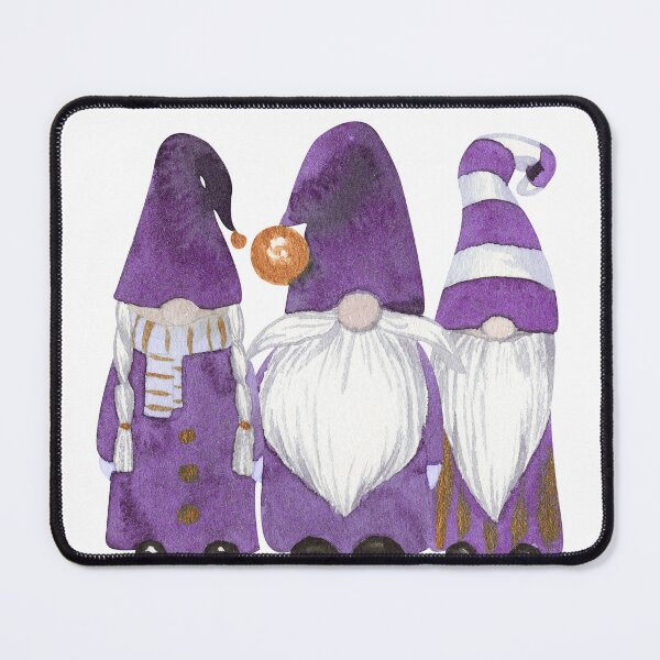 Item preview, Purple Christmas gnomes designed and sold by StuffNrandomtings.