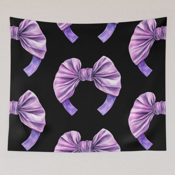 Item preview, Purple Bow Headband designed and sold by jierrfan.