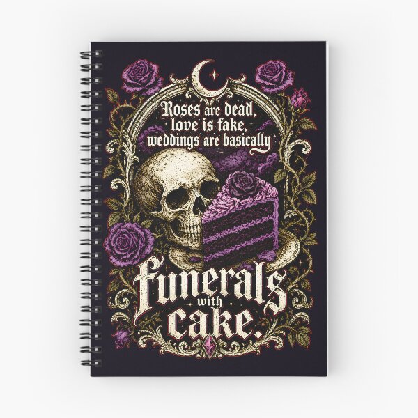 Item preview, Funerals With Cake Gothic Wedding Humor designed and sold by Victor Shadehorn.