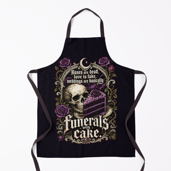 Item preview, Funerals With Cake Gothic Wedding Humor designed and sold by Victor Shadehorn.
