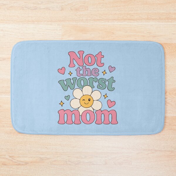 Item preview, Not the Worst Mom Funny Retro Flower designed and sold by pixiedustpaint.