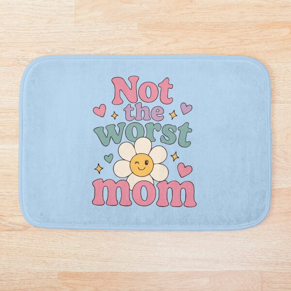 Item preview, Not the Worst Mom Funny Retro Flower designed and sold by pixiedustpaint.
