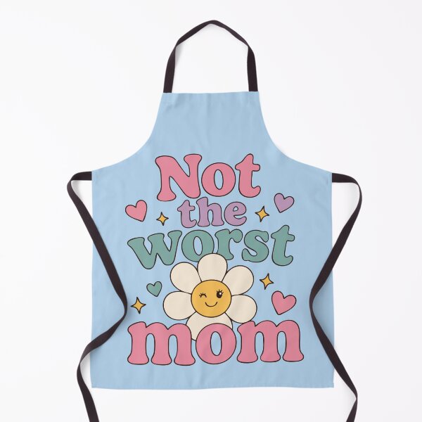 Item preview, Not the Worst Mom Funny Retro Flower designed and sold by pixiedustpaint.