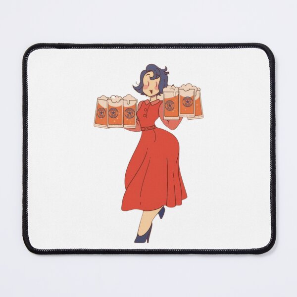 Item preview, Stardrop Saloon Waitress - Retro Vintage Saloon Girl designed and sold by DawnColony.