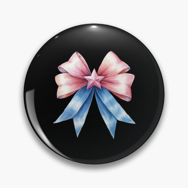 Item preview, Elegant Pink and Blue Bow designed and sold by jierrfan.