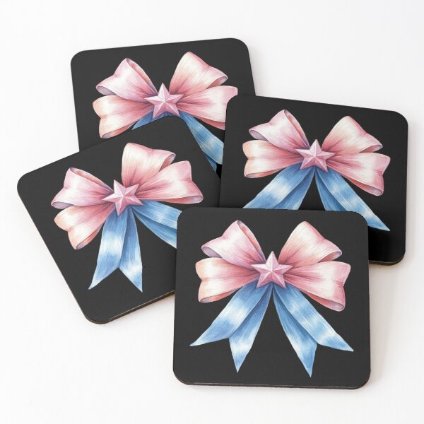 Item preview, Elegant Pink and Blue Bow designed and sold by jierrfan.