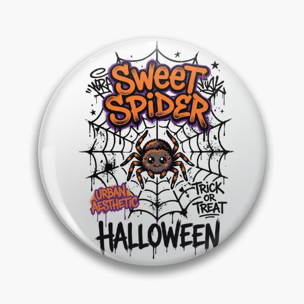 Item preview, Sweet Spider Urban Aesthetic Trick or Treat Halloween Design Tee designed and sold by DarylWelsh2024.