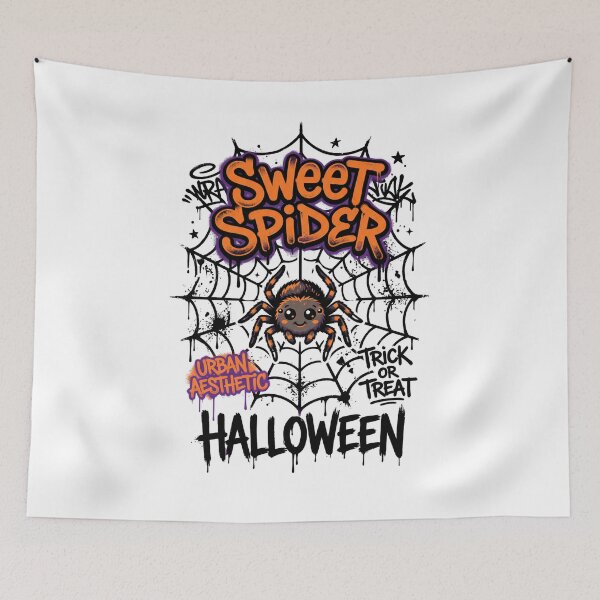 Item preview, Sweet Spider Urban Aesthetic Trick or Treat Halloween Design Tee designed and sold by DarylWelsh2024.