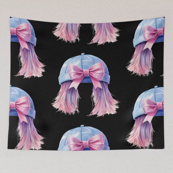 Item preview, Colorful Hat with Pink Bow designed and sold by jierrfan.