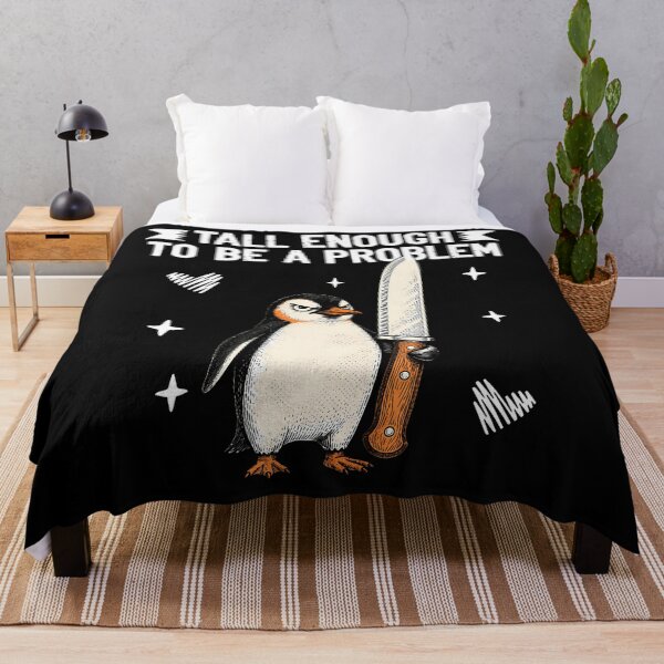 Item preview, Tall Enough To Be A Problem Funny Penguine designed and sold by Fereskabilon.