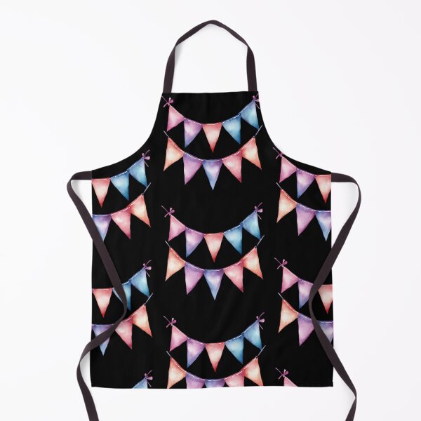 Item preview, Colorful Bunting on Black Background designed and sold by jierrfan.