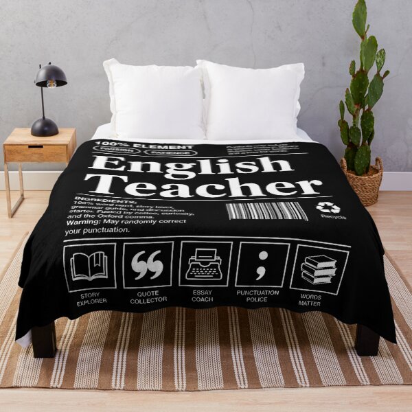 Item preview, English Teacher Funny Literature Grammar Elementary School designed and sold by Fereskabilon.