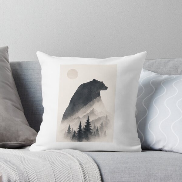 Item preview, Silent Strength | Minimal Nordic Bear Illustration designed and sold by Norvian.