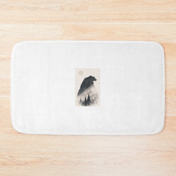 Item preview, Silent Strength | Minimal Nordic Bear Illustration designed and sold by Norvian.