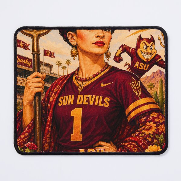 Item preview, Frida & ASU Sun Devil Sparky designed and sold by reggiemercedes.