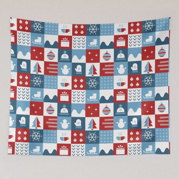 Item preview, Winter Geometric Square Pattern designed and sold by IrynaAlex.