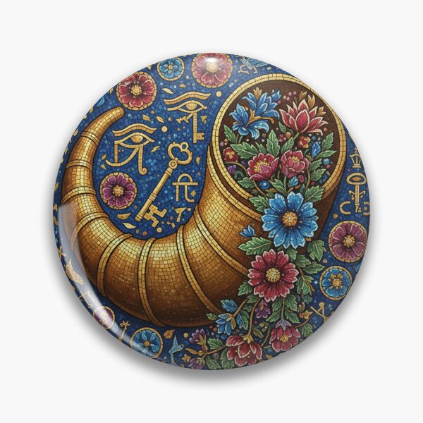 Item preview, Cornucopia  // The Horn of Plenty  Nature's Riches designed and sold by codex antique.