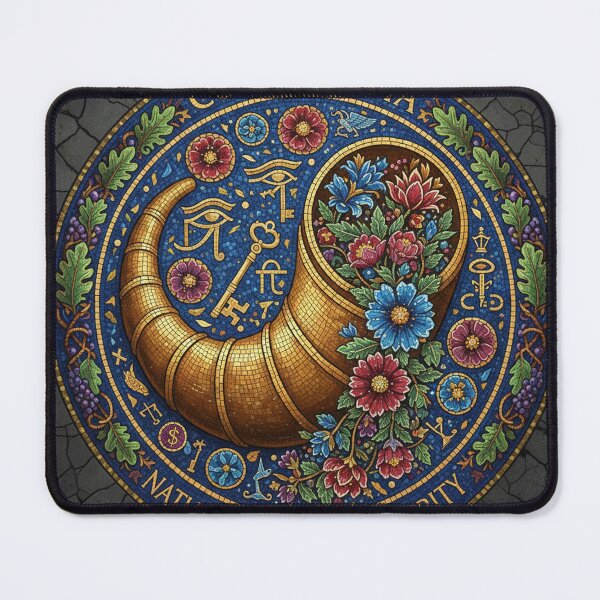 Item preview, Cornucopia  // The Horn of Plenty  Nature's Riches designed and sold by codex antique.