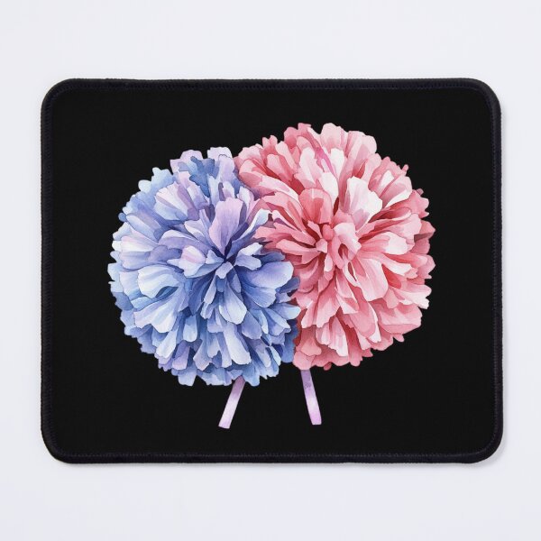 Item preview, Pink and Blue Pom Poms designed and sold by jierrfan.
