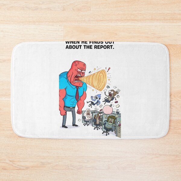 Item preview, When He Finds Out About The Report Angry Boss Yelling Office Humor designed and sold by FreakToons.