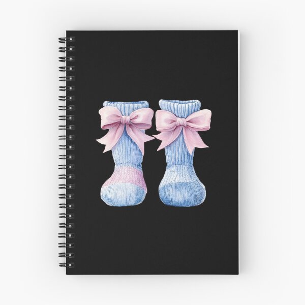 Item preview, Blue Baby Booties with Pink Bows designed and sold by jierrfan.