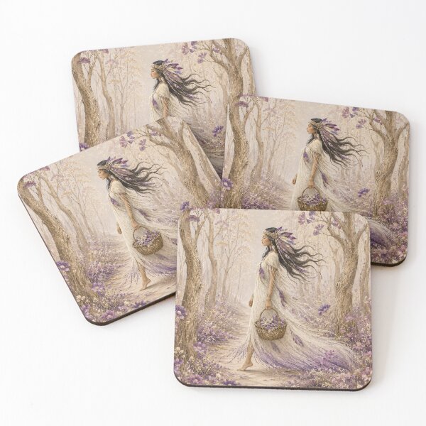 Item preview, Purple Forest Woman designed and sold by aurelixagency.