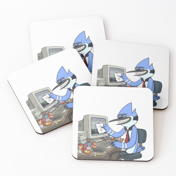 Item preview, Unhinged Blue Jay Office Desk Work Burnout Humor designed and sold by FreakToons.